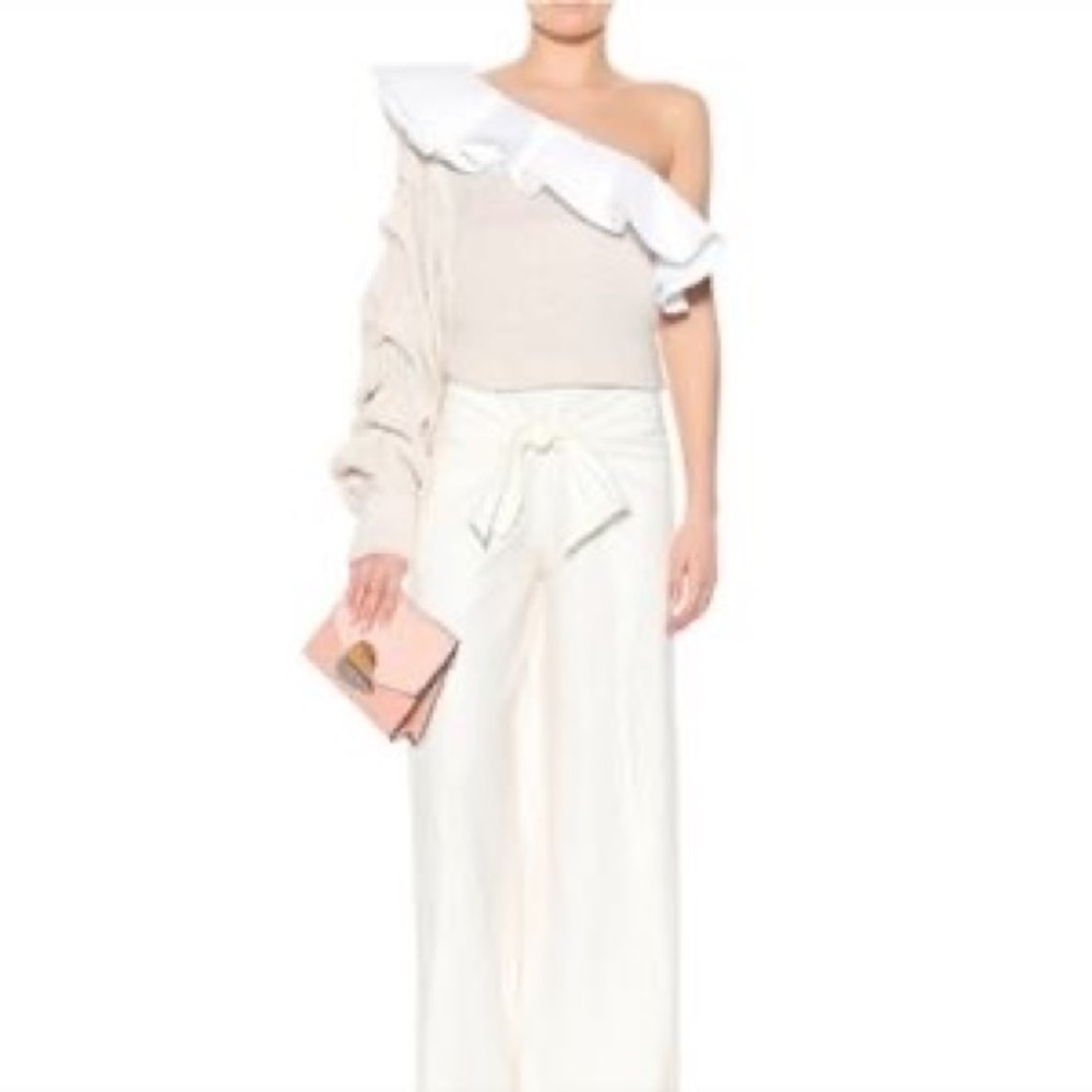 Johanna Ortiz Keresan Ruffle on shoulder size 4. Moda Operanti dust bag included